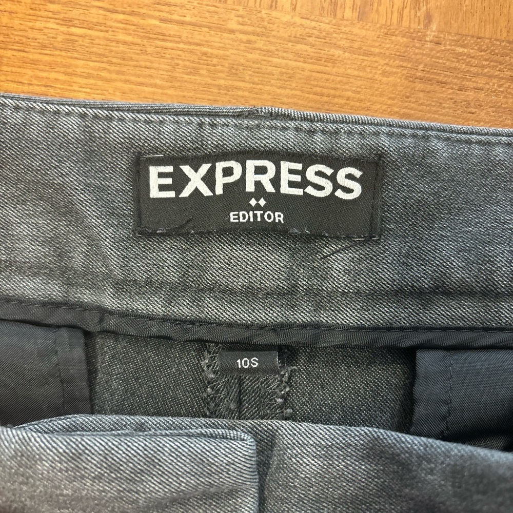 Express Women's Gray Editor Pants - Picture 6 of 6